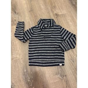 Baby Gap Toddler Boy's Shawl Striped Blue Sweater Size 5yrs